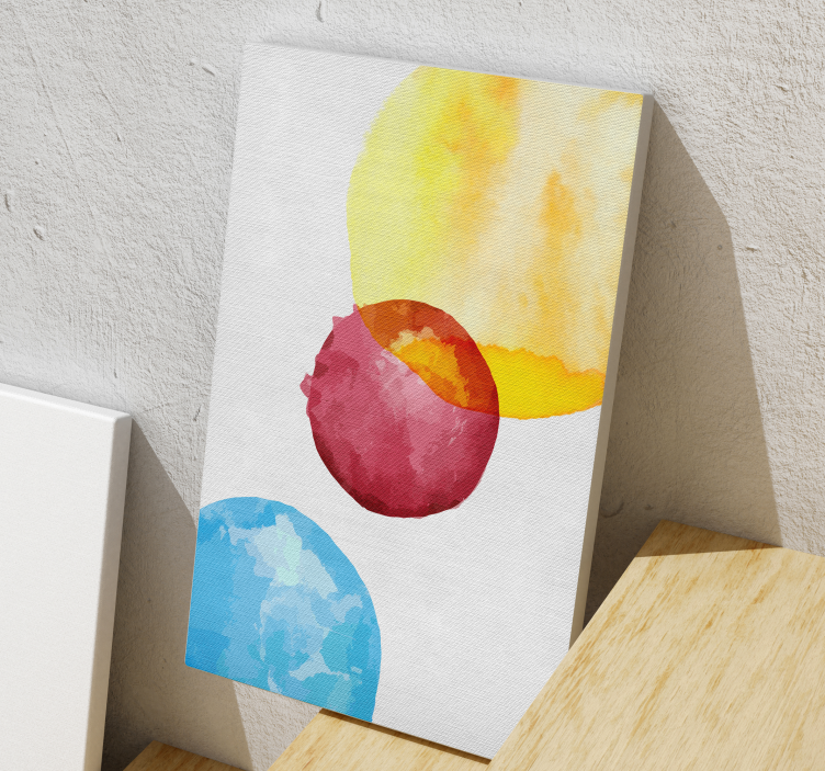 Vibrant Conceptual Orbs abstract wall art - TenStickers