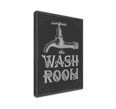 Wash room Bathroom wall art canvas - TenStickers