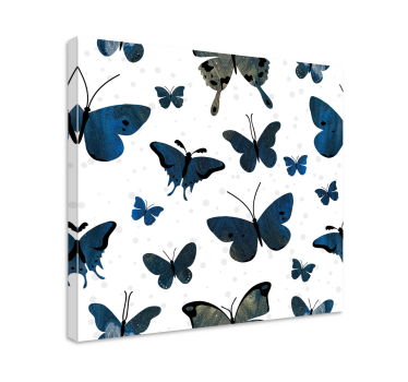 Diverse butterfly patterns butterfly canvas - TenStickers