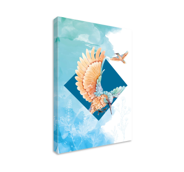 Kingfisher bird canvas art - TenStickers