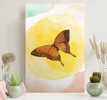 Butterfly canvas with graceful butterfly design - TenStickers