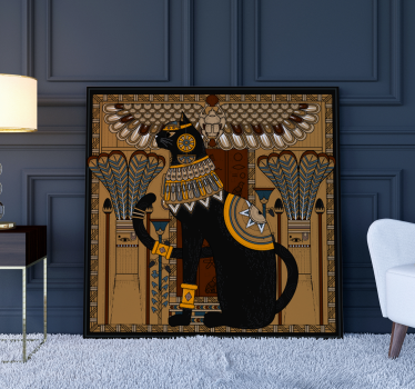 Elephant wallart ancient egyptian cat wall decor - TenStickers