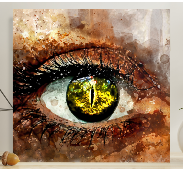 Elephant wallart enchanting eye capture - TenStickers