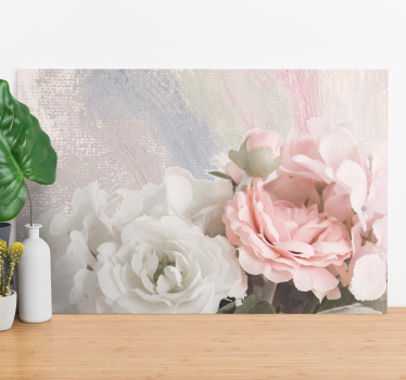 Flowers canvas floral blossom design - TenStickers