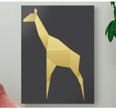 Horse wall art elegant giraffe silhouette - TenStickers