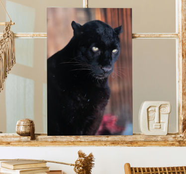 Leopard stalking 3D canvas pictures - TenStickers