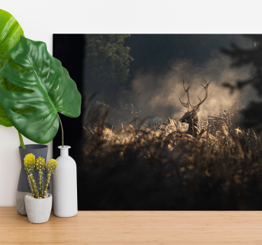 Stag canvas regal stag outline - TenStickers