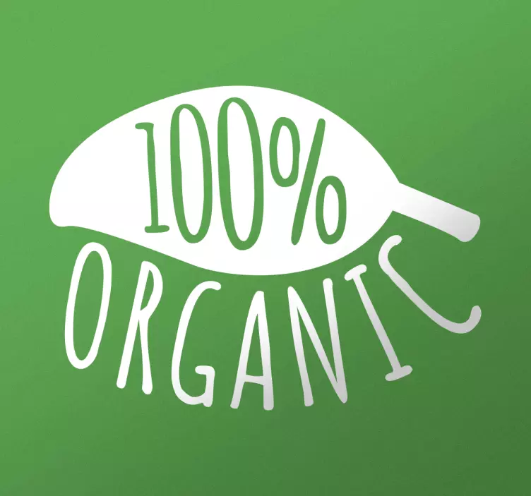 100% Organic Wall Sticker - TenStickers