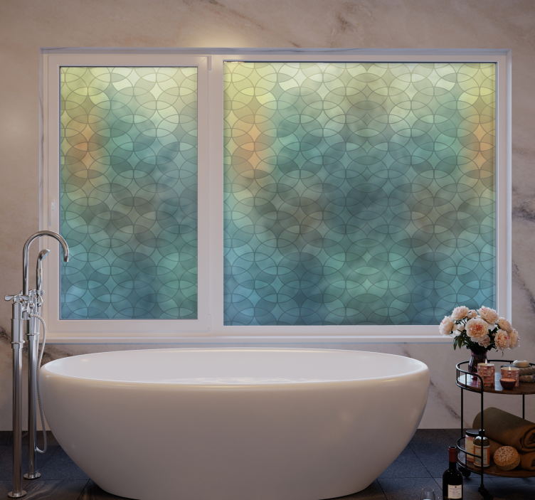 3D glass effect privacy film for window - TenStickers