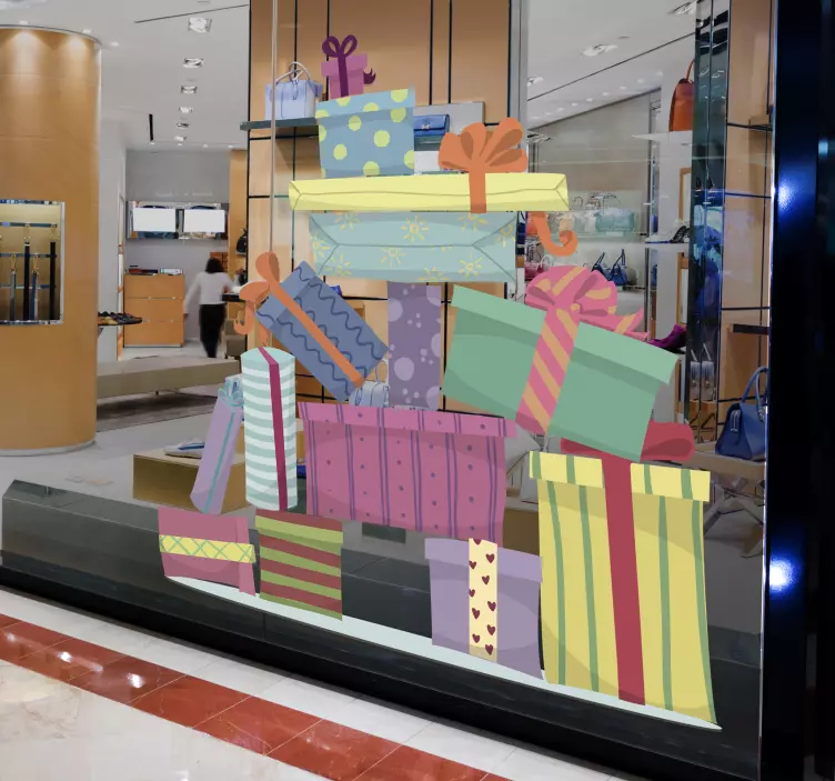 Present Mountain Wall Sticker - TenStickers