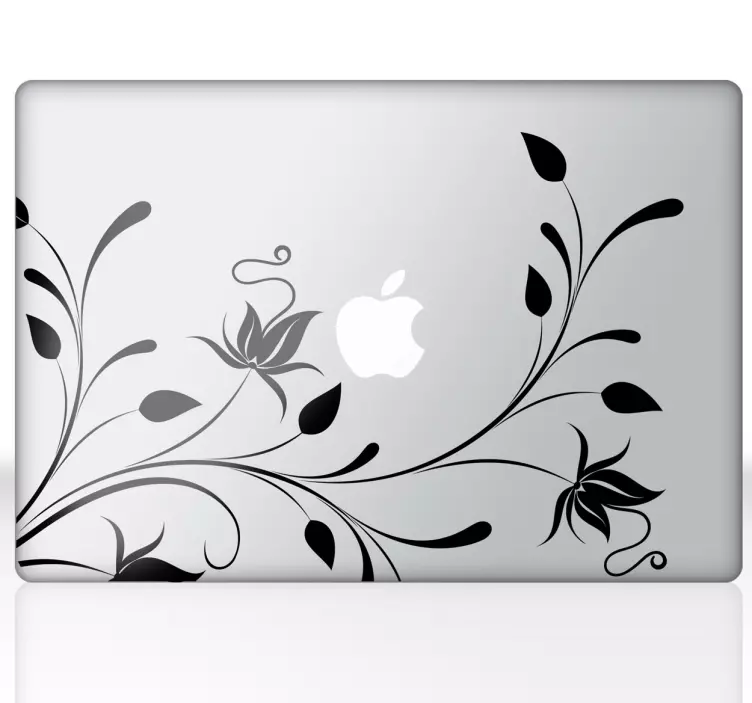 A Plant MacBook laptop sticker - TenStickers