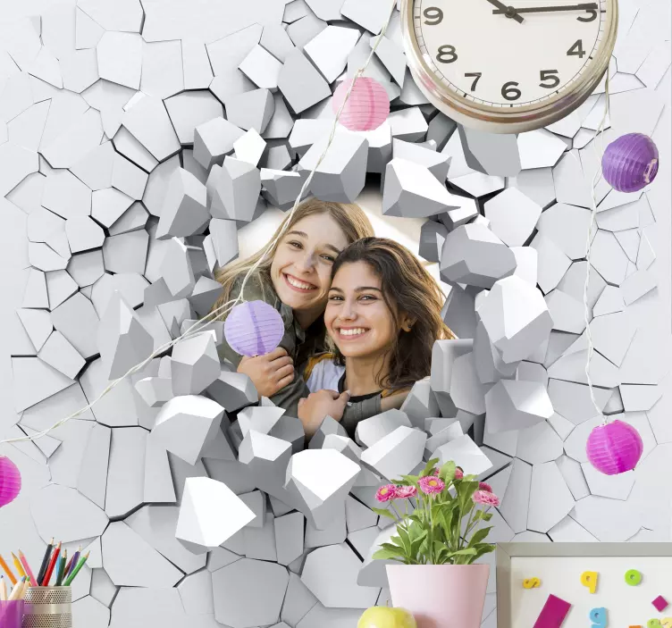 Customisable 3D Wall Explosion Sticker - TenStickers