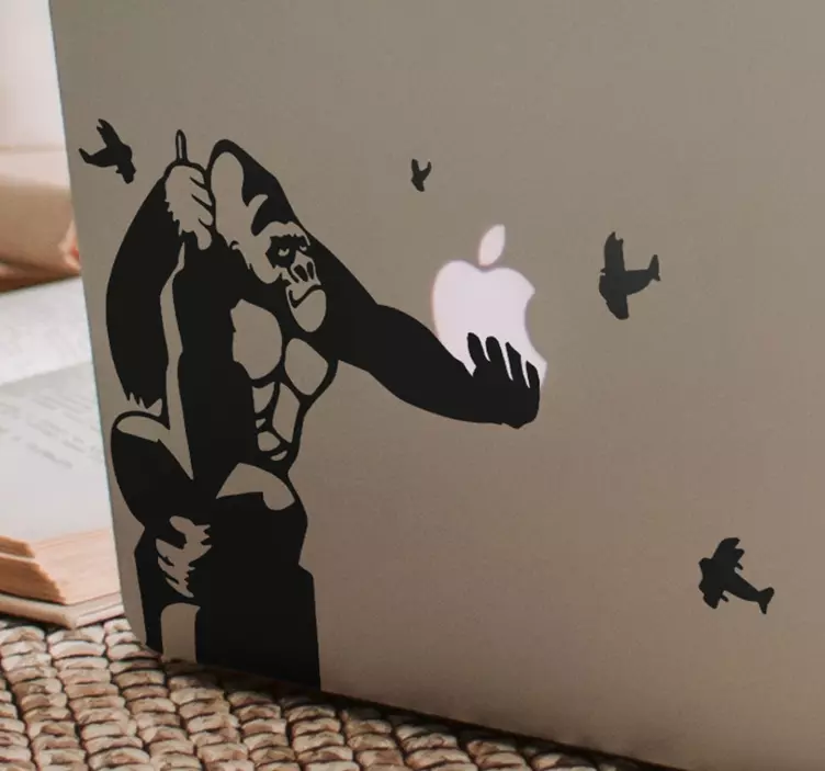 King Kong apple laptop movie sticker - TenStickers