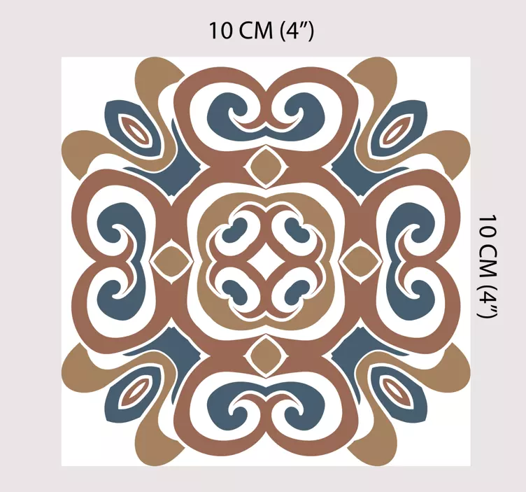 Hydraulic kitchen tile sticker - TenStickers