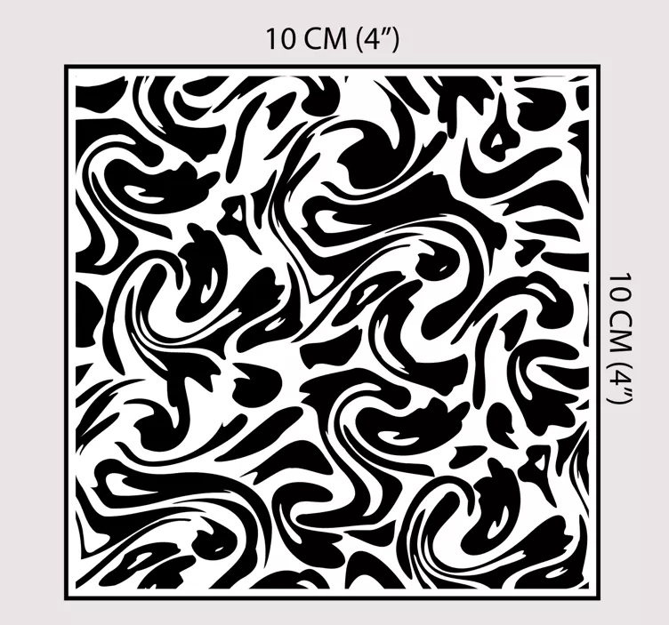 Modern Fluid design tile sticker - TenStickers