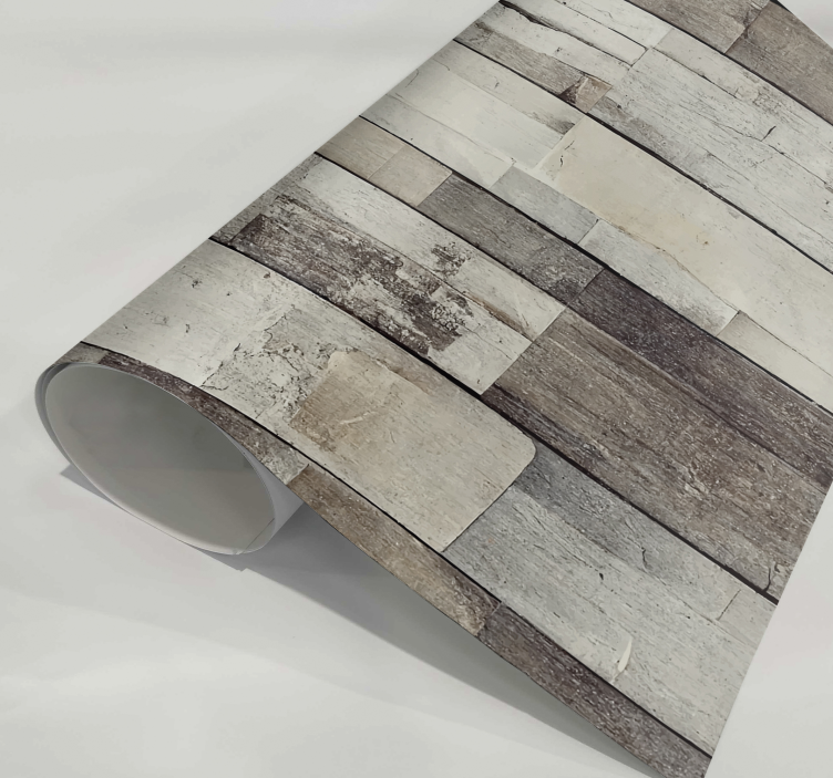 Light aged wood furniture sticker - TenStickers