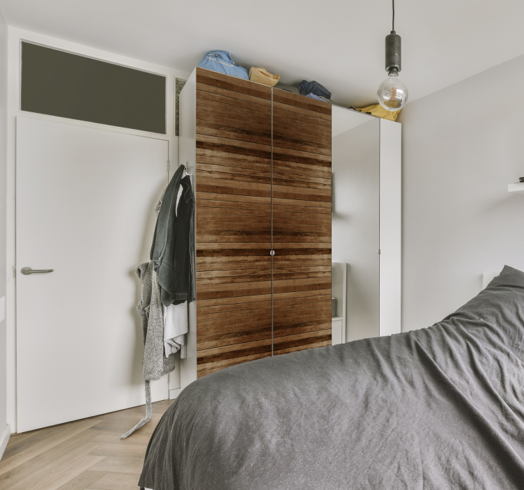 Wood Planks Furniture Decal - TenStickers