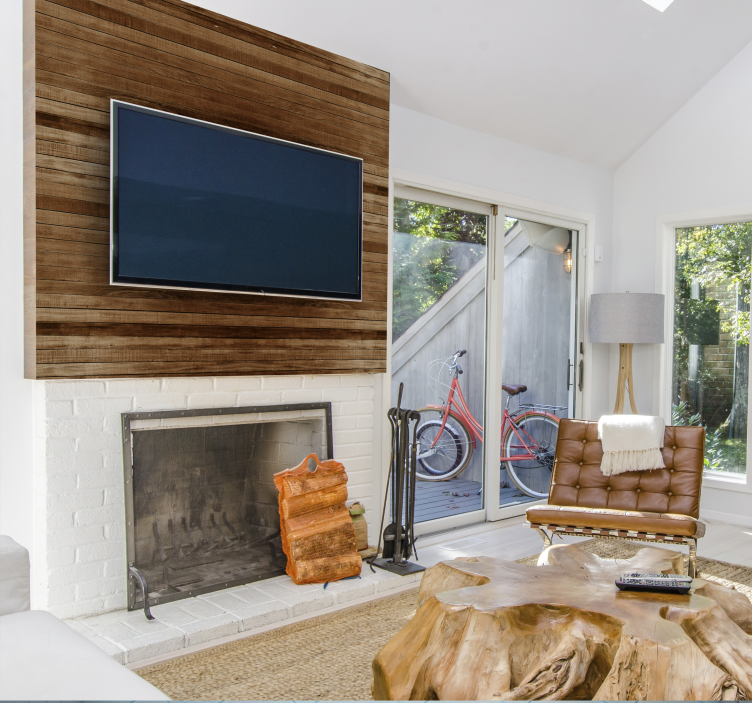 Wood Planks Furniture Decal - TenStickers