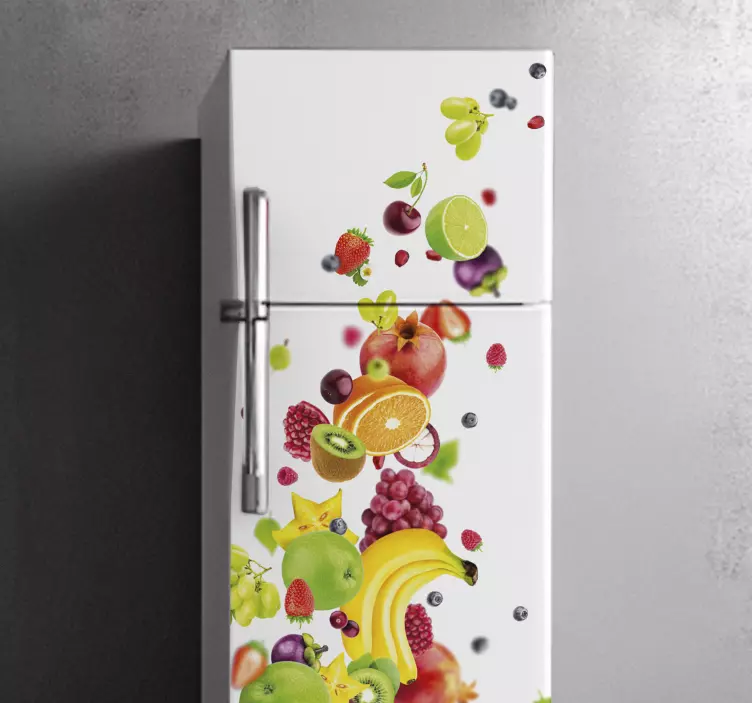 Fruits sticker refrigerator - TenStickers