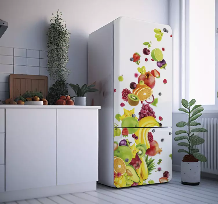 Fruits sticker refrigerator - TenStickers