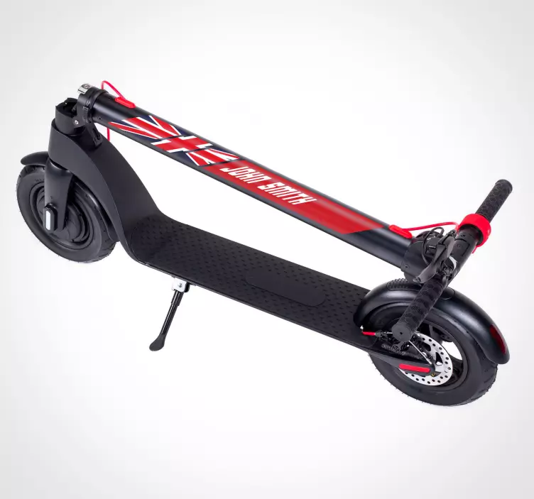 UK Flag Custom Scooter Sticker - TenStickers