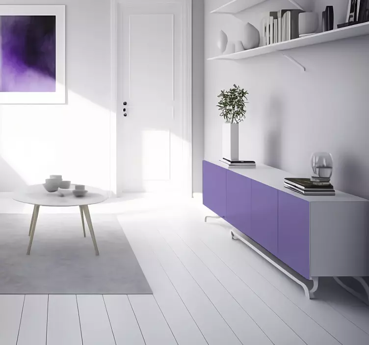 Light purple vinyl wrap furniture - TenStickers