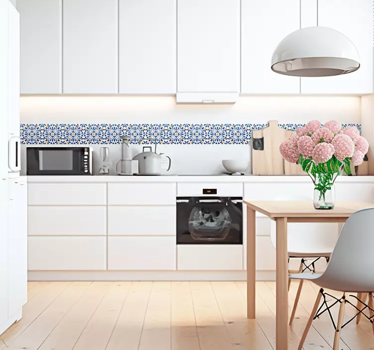 Portuguese filigree tile stickers - TenStickers