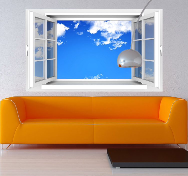 Open Window 3D Wall Stickers - TenStickers