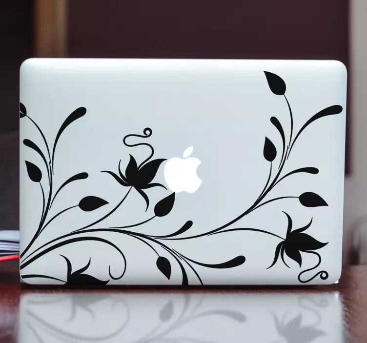 A Plant MacBook laptop sticker - TenStickers