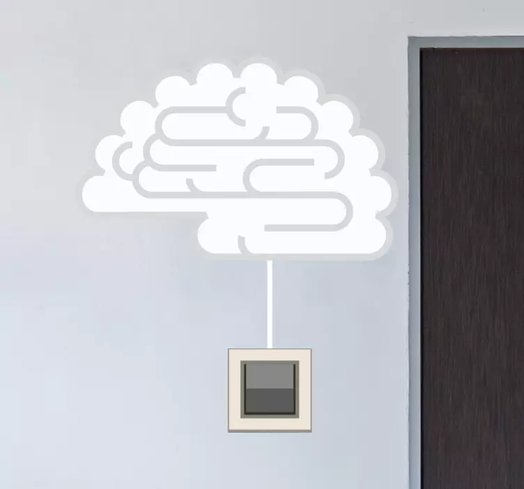 Abstract Cloud Element Location sticker - TenStickers