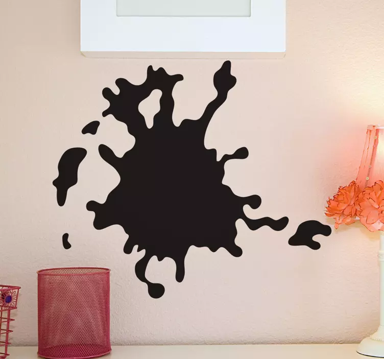 Abstract Paint Splash Wall Sticker - TenStickers