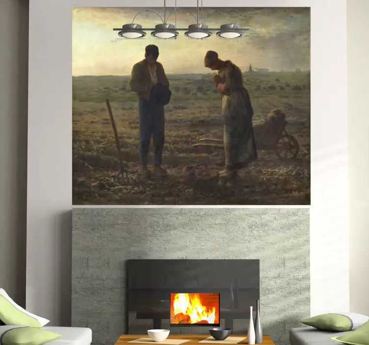 Agriculturists in Pasture nature wall sticker - TenStickers
