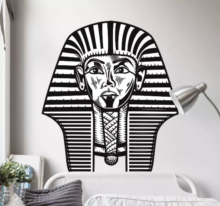 Ancient Pharaoh Tribute Location sticker - TenStickers