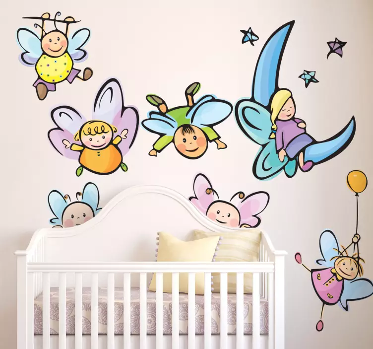 Elegant Fairy Wall Sticker set - TenStickers