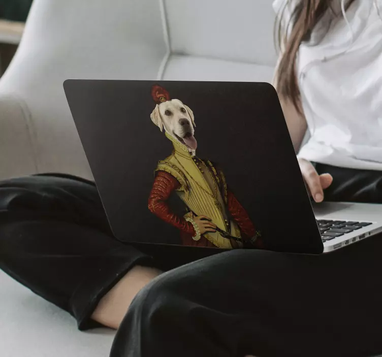 Aristocrat dog laptop skins - TenStickers
