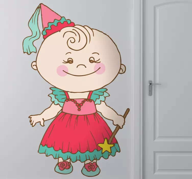 Baby Fairy Wall Sticker for Kids - TenStickers