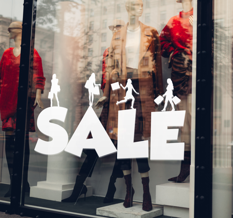 Business Sale Sign Sticker - TenStickers