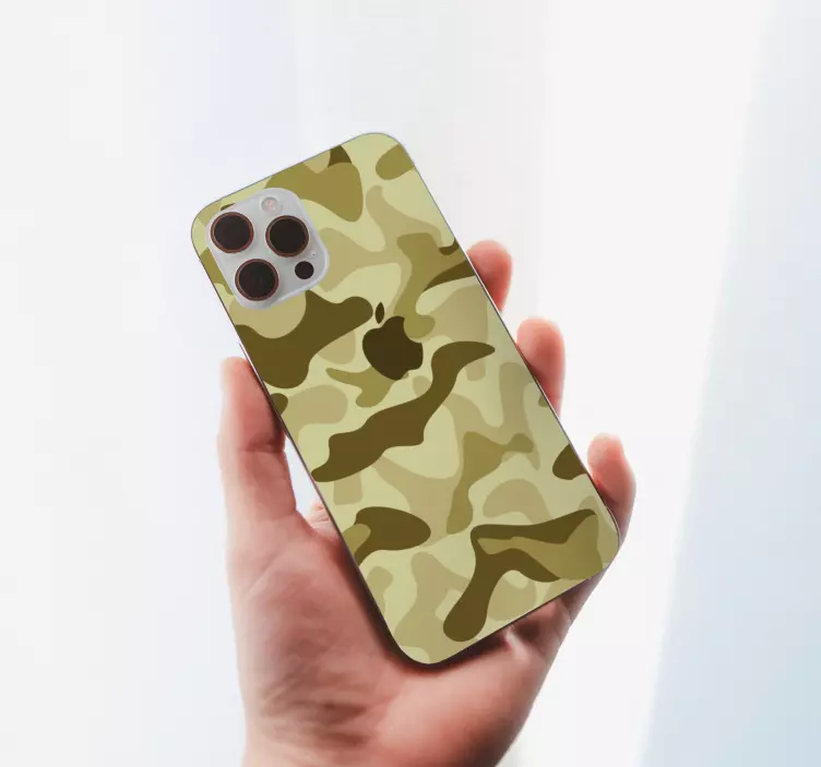 Camouflage Print iPhone sticker - TenStickers