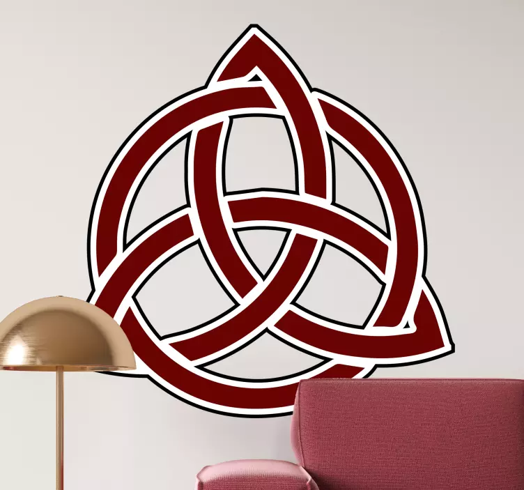 Celtic Knot Design geometric wall sticker - TenStickers