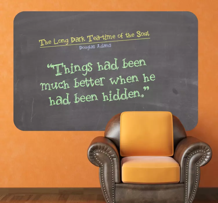 Rectangle chalkboard wall sticker - TenStickers