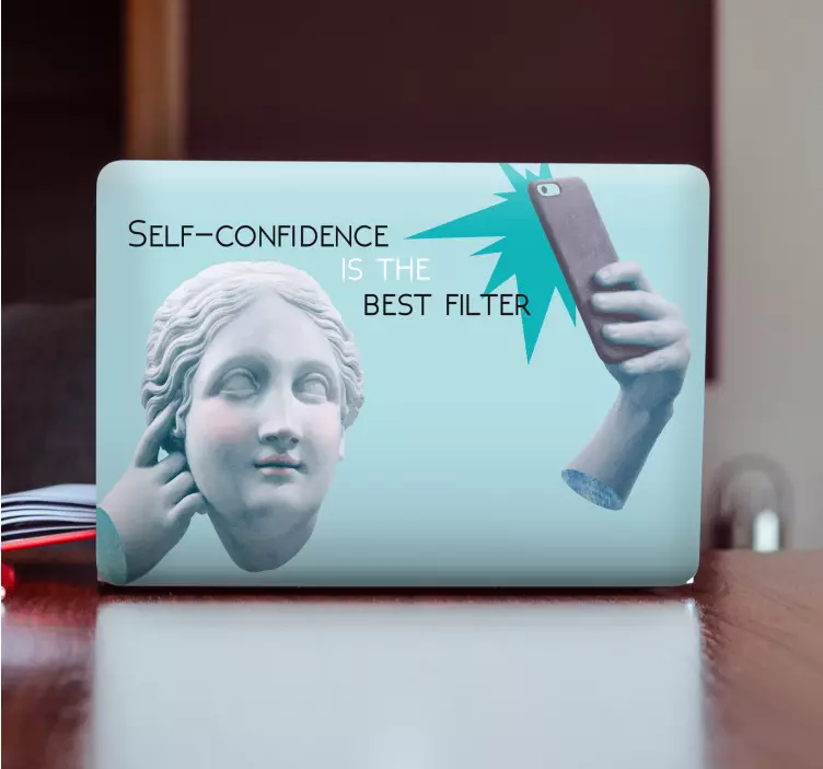 Classical Sculpture Filter laptop skin - TenStickers