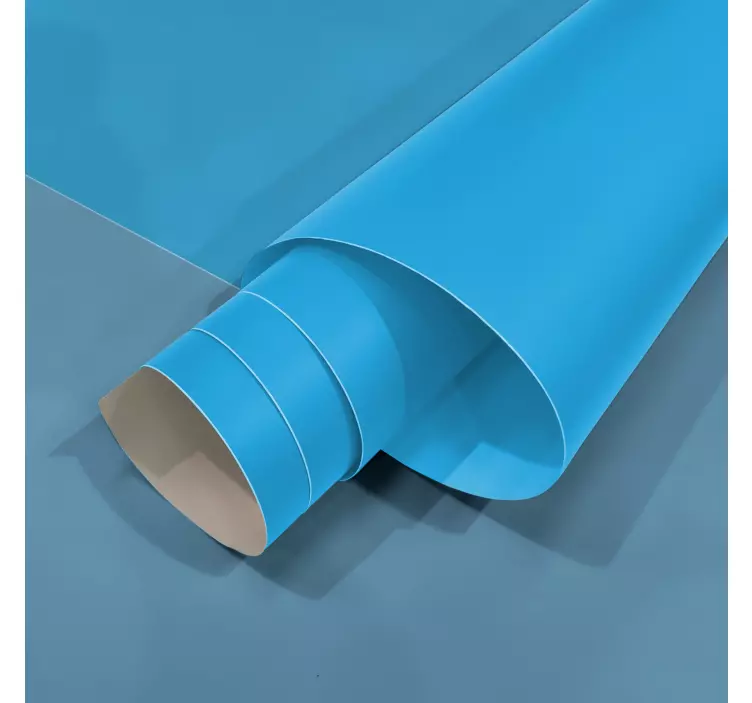 Clear blue vinyl wrap furniture - TenStickers