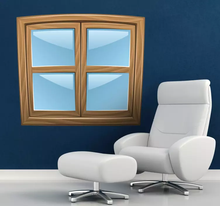 Closed windows sticker - TenStickers