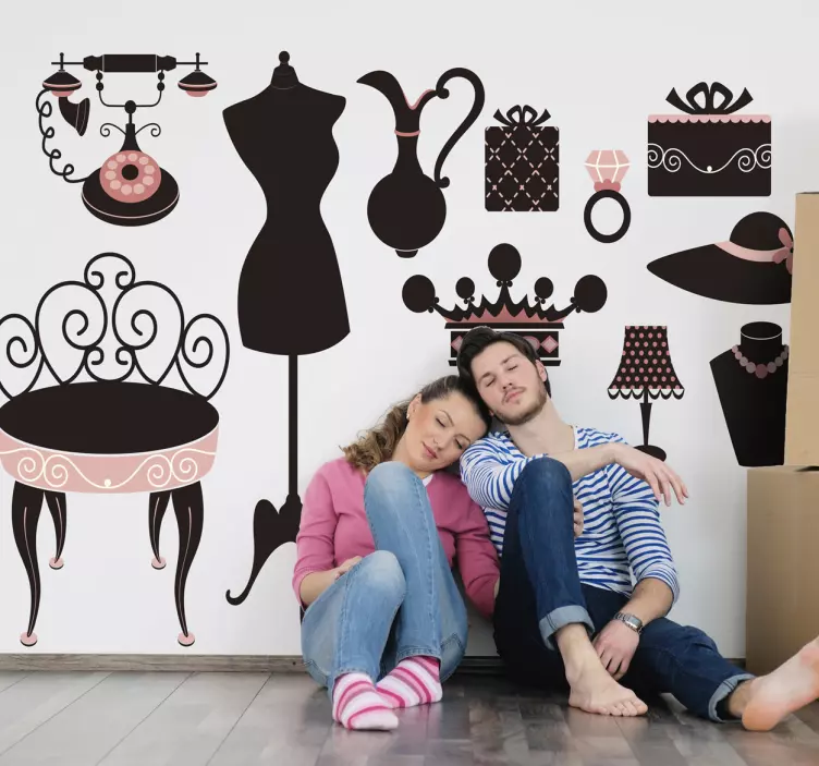 Collection of Vintage Sticker - TenStickers