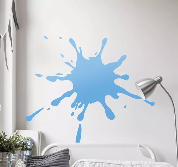 Colorful splash accents decoration wall sticker - TenStickers