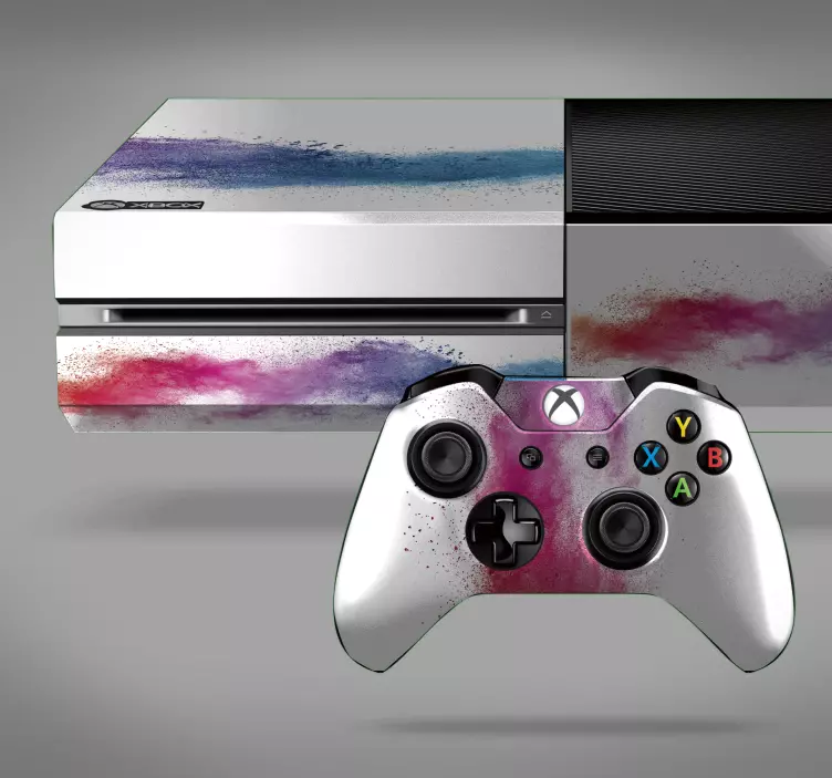 Colour Wave Xbox Skin Sticker - TenStickers