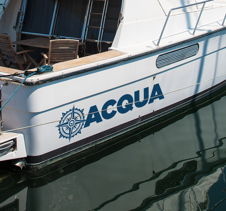 compass Rose custom sticker - TenStickers