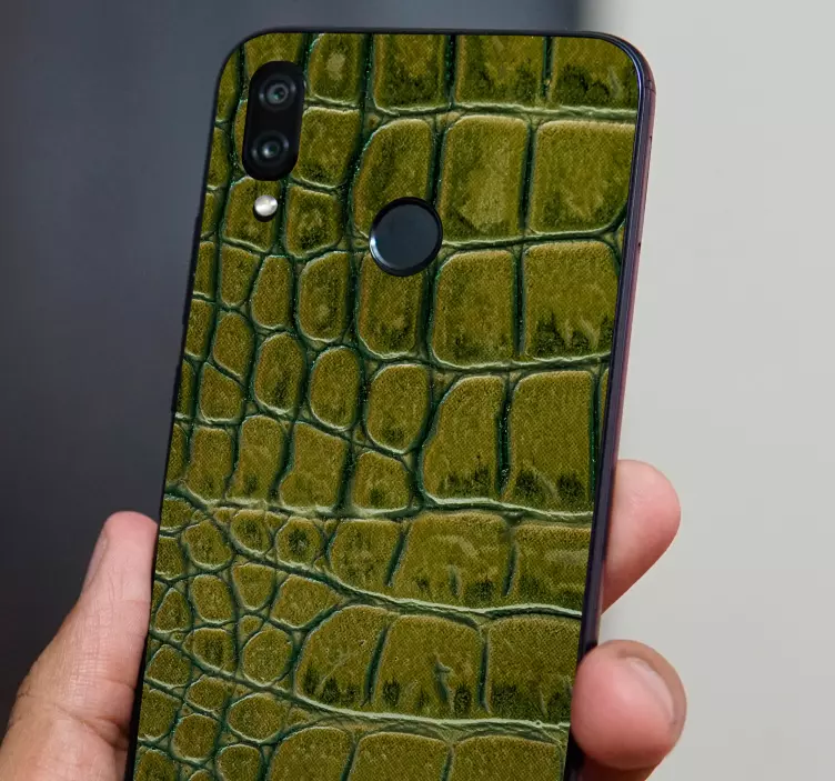 Crocodile Texture Cover huawei sticker - TenStickers