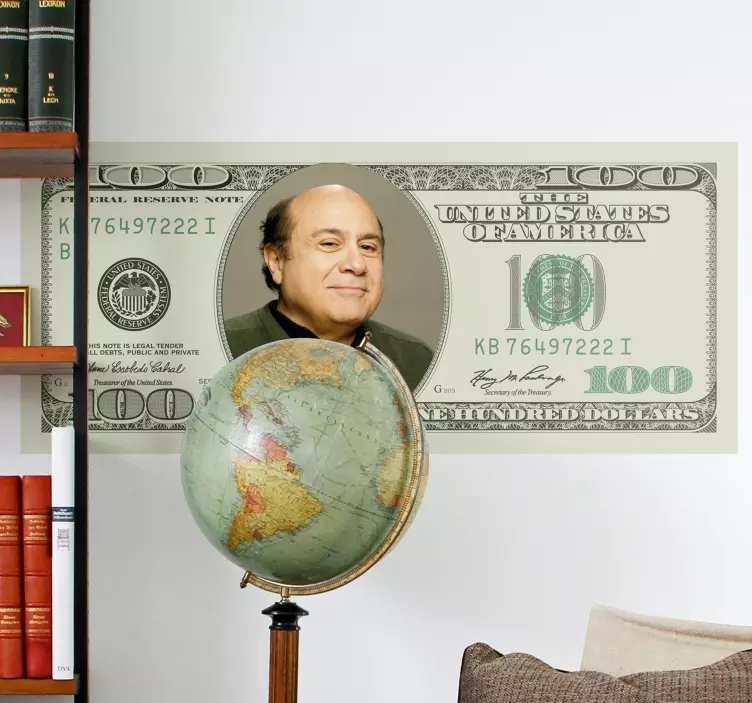 Currency Portrait Display wall sticker for kids - TenStickers