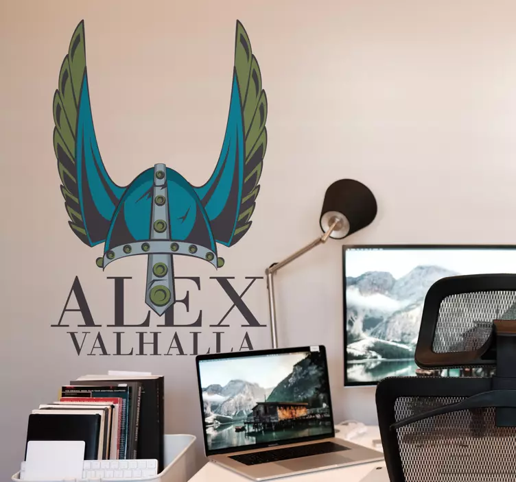 Custom Viking teenage wall decals - TenStickers